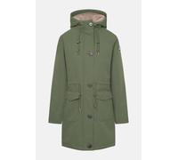 Derbe Winterjacke Friese Festholm Damen Oliv Grün Parka Oliv Grün 34