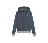 Derbe Zip Hoodie Robbenschnute Striped Women navy - Größe M