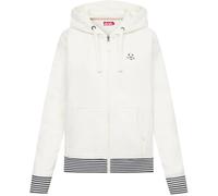 Derbe Zip Hoodie Robbenschnute Striped Women offwhite - Größe XL