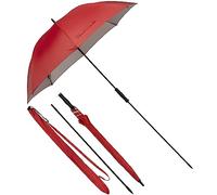 derby Strandschirm XXL Regenschirm und Sonnenschirm mit UV-Schutz - rot