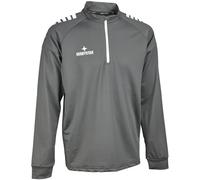 DERBYSTAR Madrid 1/4-Zip Sweatshirt Kinder grau/weiß 140