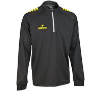 DERBYSTAR Madrid 1/4-Zip Sweatshirt Kinder schwarz/gelb 152