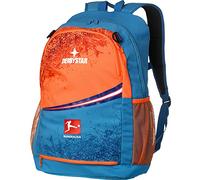 Derbystar Unisex - Erwachsene Bundesliga v21 Rucksack, Blau orange, 50 x 29,5 x 17,5cm