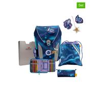 DerDieDas 5tlg. Schulranzen-Set " ErgoFlex Max - Luna" in Dunkelblau - 51% | Buero Schulbedarf