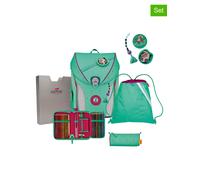 DerDieDas 5tlg. Schulranzen-Set " ErgoFlex Max - Peppermint Pony" in Türkis - 53% | Buero Schulbedarf