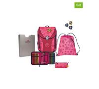 DerDieDas 6tlg. Schulranzen-Set "ErgoFlex Easy - Neon Star" in Pink - 41% | Buero Schulbedarf