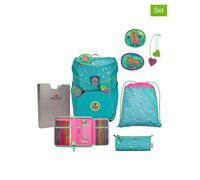 DerDieDas 6tlg. Schulranzen-Set "ErgoFlex Easy Superflash Set" in Türkis - (B)30 x (H)40 x (T)26 cm - 42% | Buero Schulbedarf