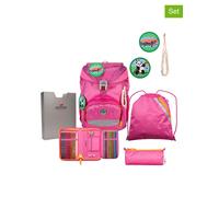 DerDieDas 6tlg. Schulranzen-Set "ErgoFlex ECO Set" in Pink - (B)28 x (H)38 x (T)25 cm - 49% | Buero Schulbedarf