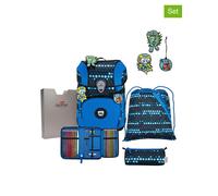 DerDieDas Schulranzen Set ErgoFlex Tiny Superflash (5 tlg. ), Blue Robot