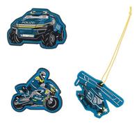 DerDieDas Schulzubehör Wechselbuttons 3er Set Blue Speed