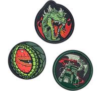 DerDieDas Wechselbuttons 3-TLG. Basilisk