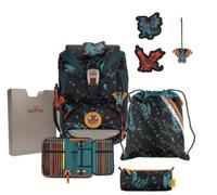 DERDIEDAS 8505176 5-teiliges Schulrucksack-Set ErgoFlex Exklusiv LED Dragon Moon