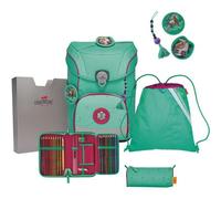 DERDIEDAS 8509152 5-teiliges Schulrucksack-Set Ergoflex Easy Peppermint Pony