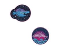 derdiedas Wechselbuttons 2tlg. Deep Ocean