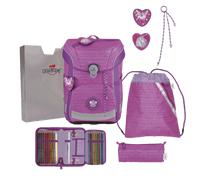 DERDIEDAS D849100120000 Schulranzen-Set 5-teilig Purple Unicorn ErgoFlex Easy Set