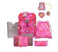 DERDIEDAS D8505182 Schulrucksack-Set 5-teilig Roses ErgoFlex Light
