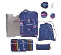 DERDIEDAS D851100100163 Schulranzen-Set 5-teilig Deep Ocean ErgoFlex Tiny