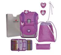 DerDieDas ErgoFlex Tiny Schulranzen-Set 6-teilig rosa