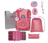 DERDIEDAS D851300120600 Schulranzen-Set 5-teilig Coral Reef ErgoFlex Tiny Superflash