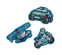 DerDieDas - DDD Wechselbuttons 3-tlg. Blue Speed 154 blue speed