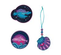 DerDieDas - DDD Wechselbuttons 3-tlg. Deep Ocean