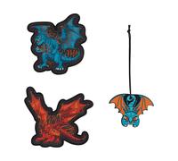 DerDieDas - DDD Wechselbuttons 3-tlg. Dragon Moon Sortiert, 3 TEILIG