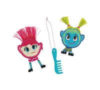 DerDieDas - DDD Wechselbuttons 3-tlg. Hippie Hair Sortiert, 3 TEILIG