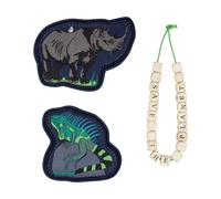 DerDieDas - DERDIEDAS Ranzen Accessoire Wechselbutton mehrfarbig Blue Planet mehrfarbig