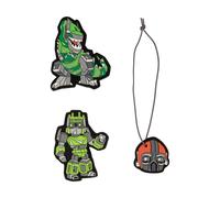 DerDieDas - DERDIEDAS Ranzen Accessoire Wechselbutton mehrfarbig Cyber Dino mehrfarbig