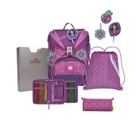 DerDieDas - DerDieDas Set Ergoflex Purple Dots Brombeer, 5 TEILIG