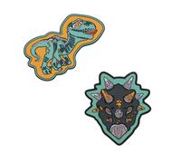 DerDieDas - DerDieDas Wechselbuttons, 2tlg. Dino Time