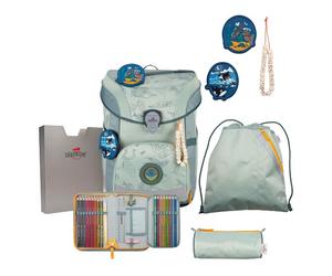 DerDieDas ErgoFlex Easy ECO Schulranzen-Set 6-teilig grau