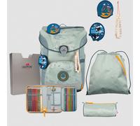 DerDieDas ErgoFlex Easy Exklusiv ECO Grey Planet Schulranzen-Set
