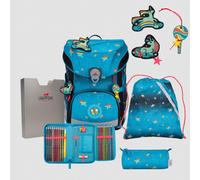 DerDieDas ErgoFlex Easy Exklusiv LED Rainbow Star Schulranzen-Set