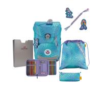 DerDieDas ErgoFlex EASY Exklusiv "LED" Schulrucksack-Set 5-teilig mit Sportbeutel Active