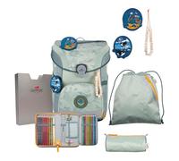 DerDieDas Schulranzen-Set ErgoFlex Easy Exklusiv ECO Grey Planet