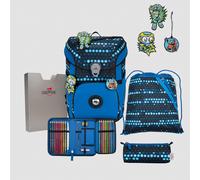 DerDieDas ErgoFlex Easy Superflash Blue Robot Schulranzenset