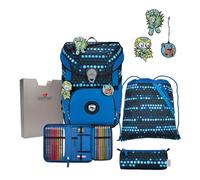 DerDieDas ErgoFlex Easy Exklusiv Superflash Schulranzenset 5-teilig Blue Robot