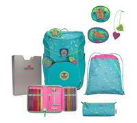 DERDIEDAS ErgoFlex Easy Superflash Schulranzen Set (5 tlg. ), Paradiese