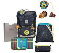 DERDIEDAS ErgoFlex Easy LED Schulranzen Set (5 tlg. ), Crazy