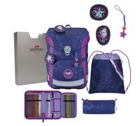 DerDieDas ErgoFlex Easy LED Schulranzen-Set 5tlg. Dancing Star 22 Liter