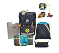 DerDieDas ErgoFlex Easy LED Crazy Schulranzenset Weltall DDD9187