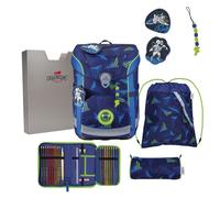 DerDieDas ErgoFlex Easy LED Set Schulranzenset Moon Mission Schulranzen Set