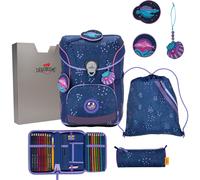 DERDIEDAS ErgoFlex Easy Schulranzen Set (5 tlg. ), Deep Ocean