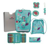 DerDieDas Schulranzen-Set ErgoFlex Easy Butterfly Garden