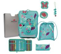DerDieDas Schulranzen-Set ErgoFlex Easy Butterfly Garden