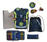 DerDieDas ErgoFlex Easy Schulranzen-Set 5tlg Neon Crazy