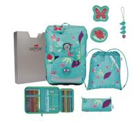derdiedas Schulranzen Set 5-TLG. ErgoFlex Easy Butterfly Garden