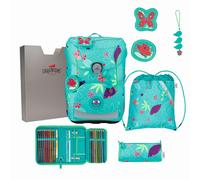 DerDieDas ErgoFlex Easy Set Schulranzenset Butterfly Garden Schulranzen Set
