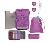 derdiedas Schulranzen Set 5-TLG. ErgoFlex Easy Purple Unicorn